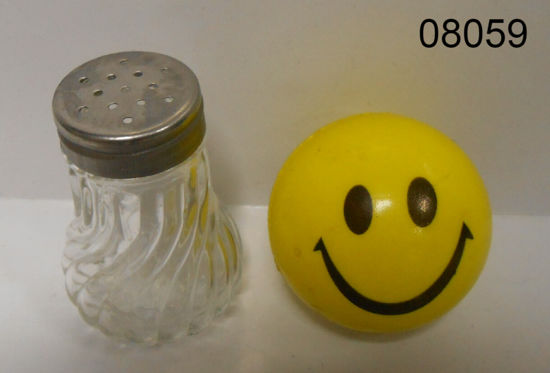 Imagen de SALERO VIDRIO MIL RAYAS 8CM. 1.25